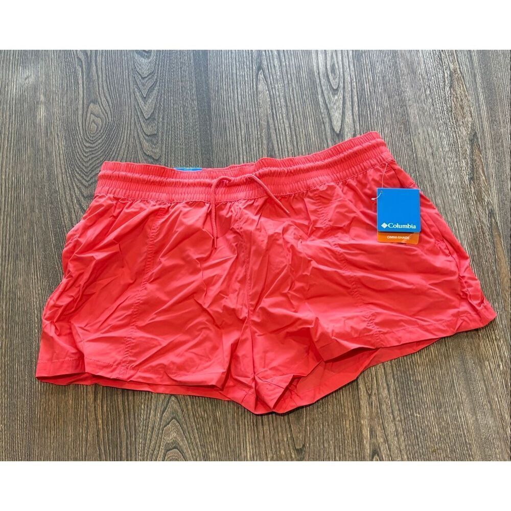 NWT Columbia Boundless Trek 3" Active Shorts Low Rise Omni-Shade Juicy Size XL